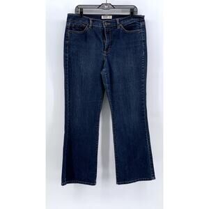 JEANSTAR Women's Petite Blue Denim Flare Jeans SZ 16P